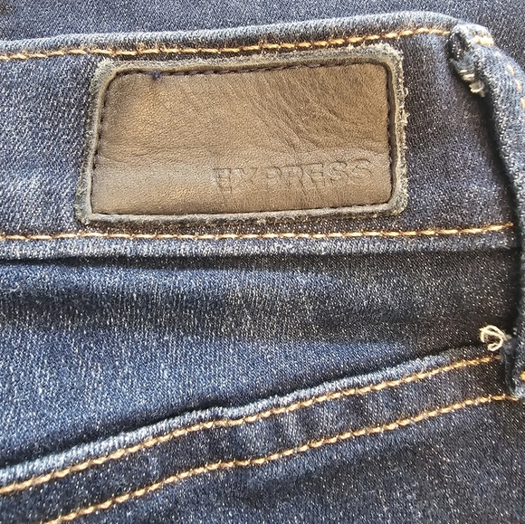 Express Distressed Stretch Mid Rise Legging Jeans 6R - Picture 8 of 11